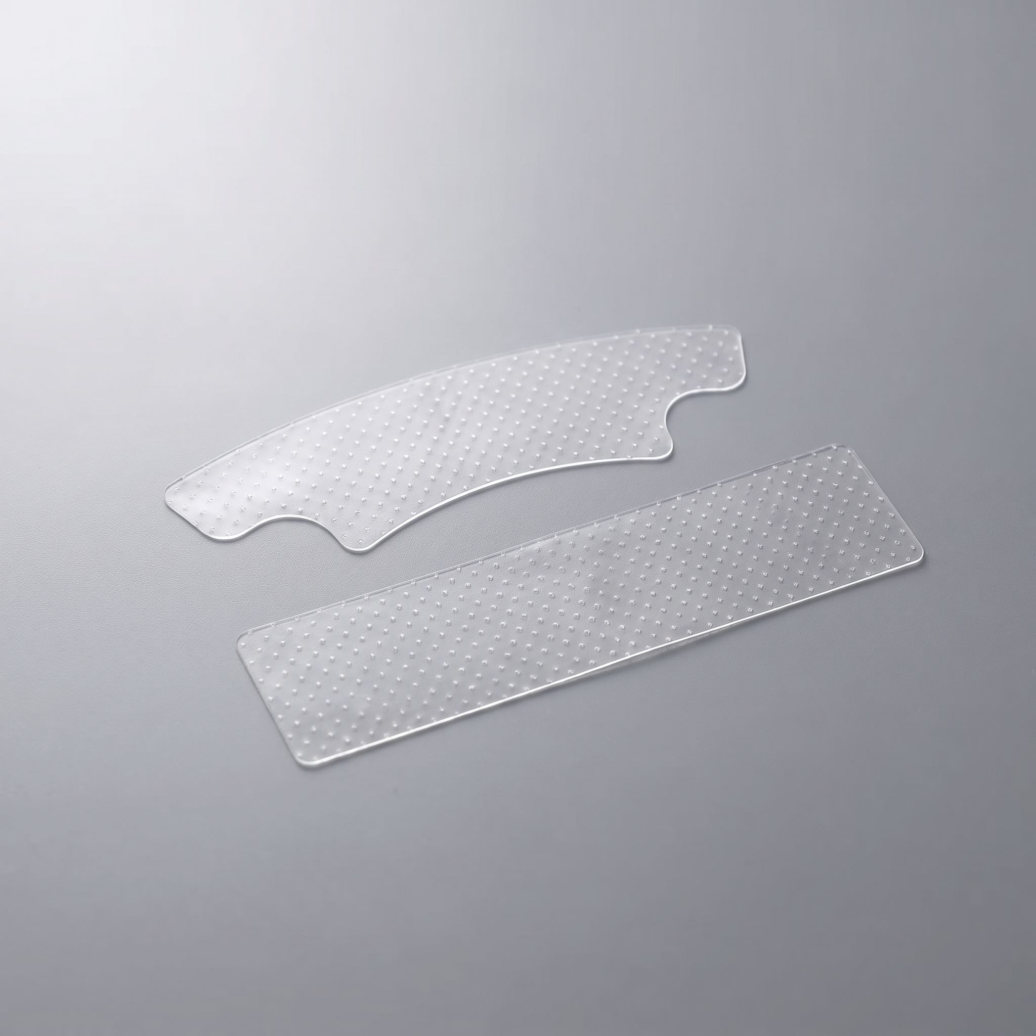 Tira superior curva y tira inferior rectangular